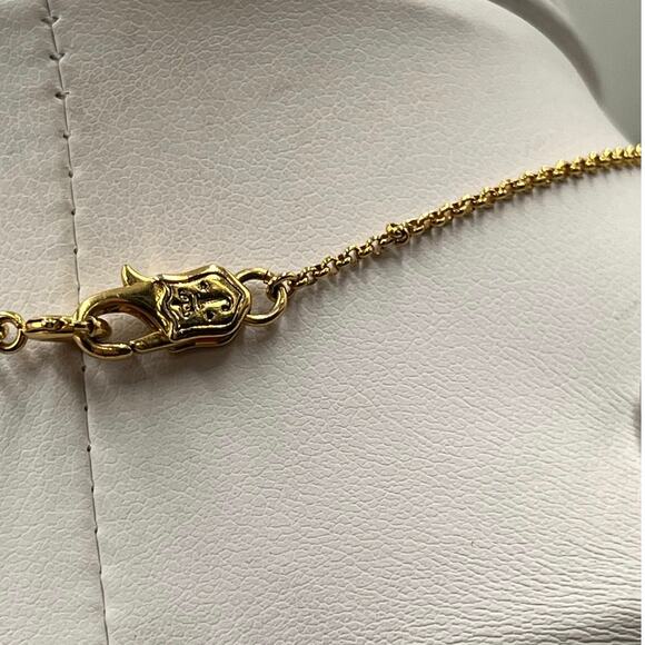 Juicy Couture Friends Forever Half Heart Broken Heart Gold Tone Necklace - Picture 7 of 8